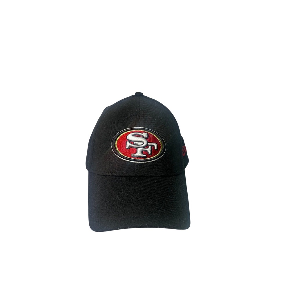 New Era‎ 39THIRTY San Francisco 49ers Black Stretch Fit Hat Medium Large NFL SF